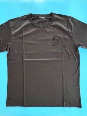 Dolce & Gabbana Black Logo T-Shirt Men’s Size 54 Italy Luxury Designer Tee
